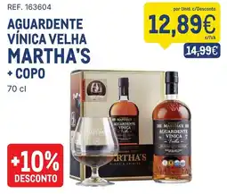 Makro aguardente víncia velha martha's promoção