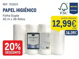 Makro Papel higiênico metro promoção