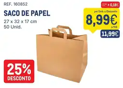 Makro saco de papel promoção