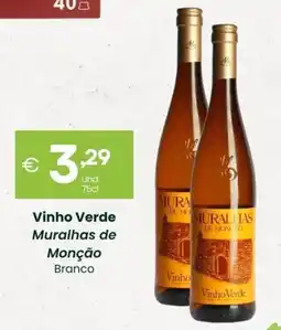 Roque Supermercados Vinho Verde Muralhas de Monção Branco promoção
