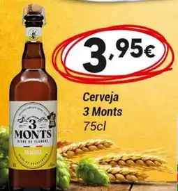 GidaCarnes Supermercados Cerveja 3 Monts promoção