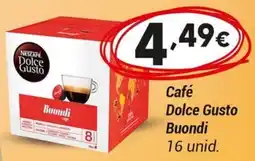 GidaCarnes Supermercados Café Dolce Gusto Buondi promoção