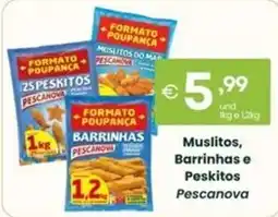 Roque Supermercados Muslitos, Barrinhas e Peskitos Pescanova promoção