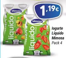 GidaCarnes Supermercados Iogurte Líquido Mimosa promoção