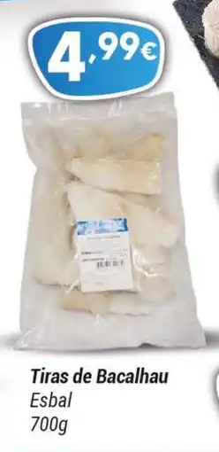 GidaCarnes Supermercados Tiras de Bacalhau Esbal promoção