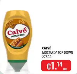 Central Cash Calvé mostarda top down promoção