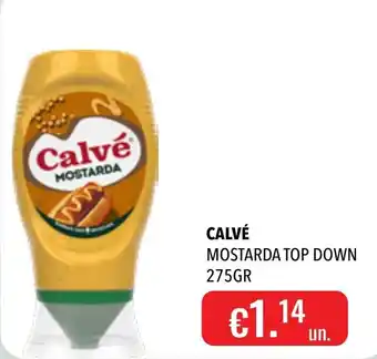 Central Cash Calvé mostarda top down promoção
