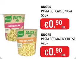 Central Cash Knorr pasta pot carbonara promoção