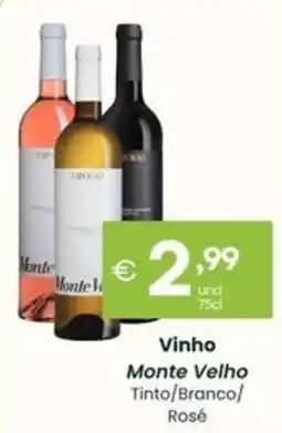 Roque Supermercados Vinho Monte Velho promoção