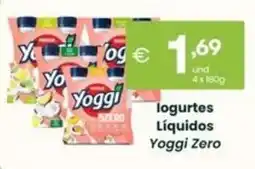 Roque Supermercados Iogurtes Líquidos Yoggi Zero promoção