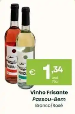 Roque Supermercados Vinho Frisante Passou-Bem Branco/Rosé promoção
