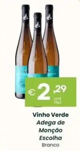 Roque Supermercados Vinho Verde Adega de Monção Escolha Branco promoção