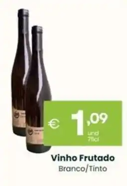Roque Supermercados Vinho Frutado Branco/Tinto promoção