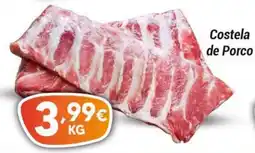 GidaCarnes Supermercados Costela de Porco promoção