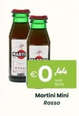 Roque Supermercados Martini Mini Rosso promoção