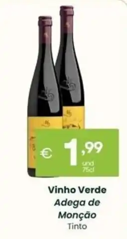 Roque Supermercados Vinho Verde Adega de Monção Tinto promoção