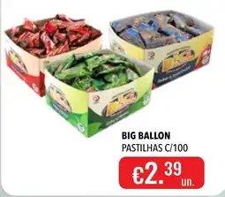 Central Cash Big balloon pastilhas c/100 promoção