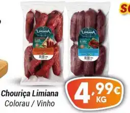 GidaCarnes Supermercados Chouriça Limiana Colorau / Vinho promoção