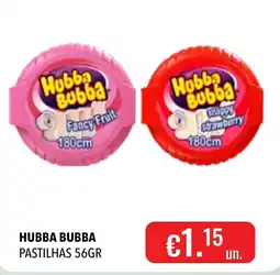 Central Cash Hubba Bubba pastilhas promoção