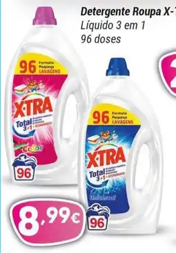 GidaCarnes Supermercados Detergente Roupa X-tra promoção