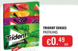 Central Cash Trident senses pastilhas promoção