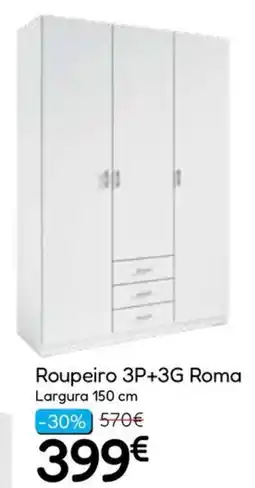 Hiper Centro do Móvel Roupeiro 3P+3G Roma promoção
