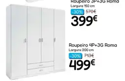 Hiper Centro do Móvel Roupeiro 4P+3G Roma promoção