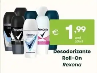 Roque Supermercados Desodorante Roll-On Rexona promoção