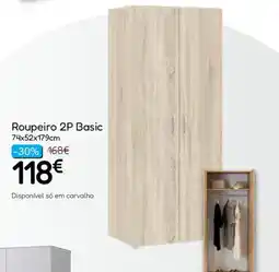 Hiper Centro do Móvel Roupeiro 2P Basic promoção