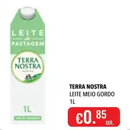 Central Cash Terra nostra leite meio gordo promoção