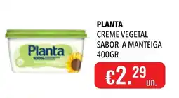 Central Cash Planta creme vegetal sabor a manteiga promoção