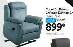 Hiper Centro do Móvel Cadeirão briana c/relax elétrico c/ elevatório promoção