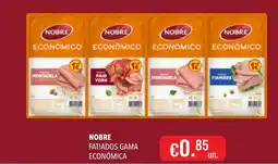 Central Cash Nobre fatiados gama económica promoção
