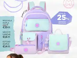 Note! Mochila dupla sunrise promoção