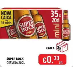 Central Cash super bock cerveja 20cl promoção