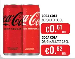 Central Cash coca cola zero lata 33cl promoção