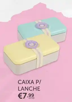 Note! Caixa p/ lanche promoção
