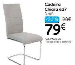 Hiper Centro do Móvel Cadeira Chiara 637 promoção