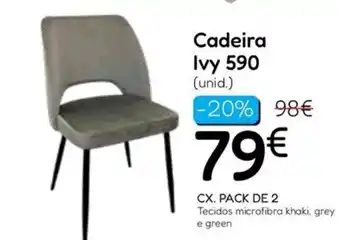 Hiper Centro do Móvel Cadeira Ivy 590 promoção