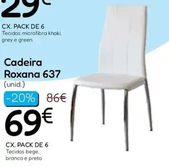 Hiper Centro do Móvel Cadeira Roxana 637 promoção