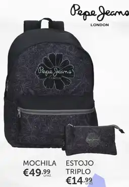 Note! Mochila pepe jeans promoção