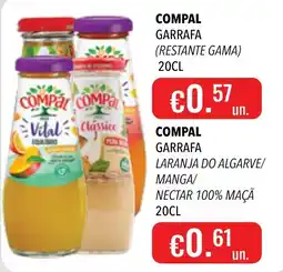 Central Cash Compal garrafa promoção