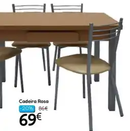 Hiper Centro do Móvel Cadeira Rosa promoção