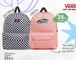 Note! Mochila vans promoção
