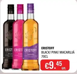 Central Cash eristoff black/ pink/ macarujá promoção