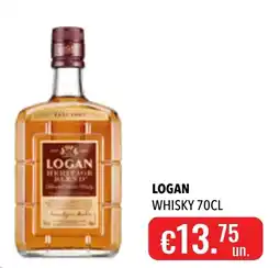 Central Cash logan whisky promoção