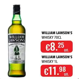 Central Cash william lawson's whisky promoção