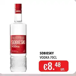Central Cash Sobiesky vodka promoção