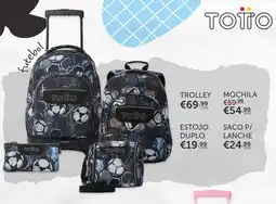 Note! Trolley totto promoção