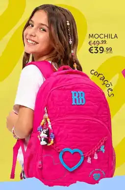 Note! Mochila corações promoção